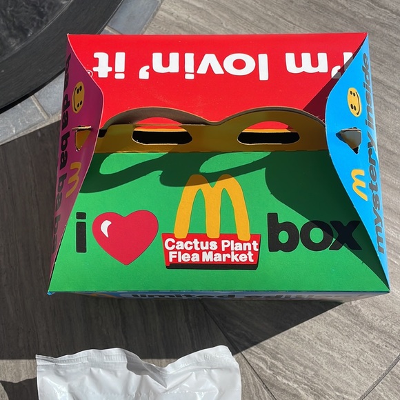 Cactus Plant Flea Market McDonalds Adult Happy Meal Box & Mystery Toy! Surprise! - Picture 5 of 13